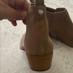 Michael Kors Suede Tan Ankle Booties